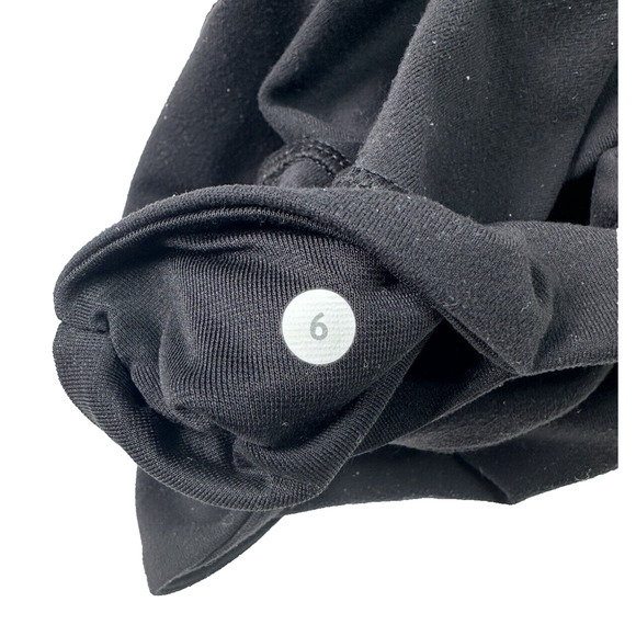 Lululemon Wunder Under 1/2 Tight Crop Leggings Black Size 6 - Picture 4 of 7